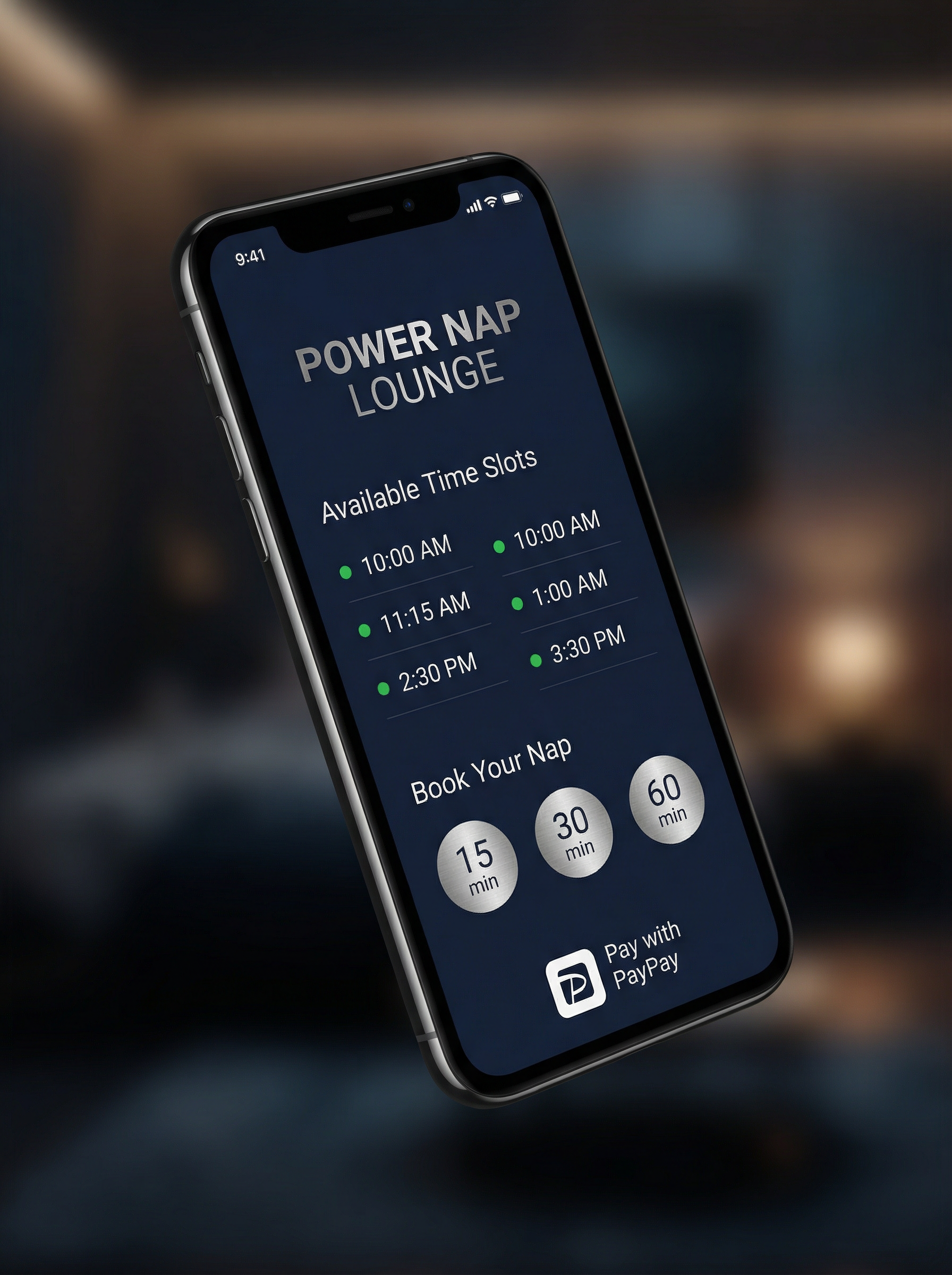 POWER NAP LOUNGE アプリ